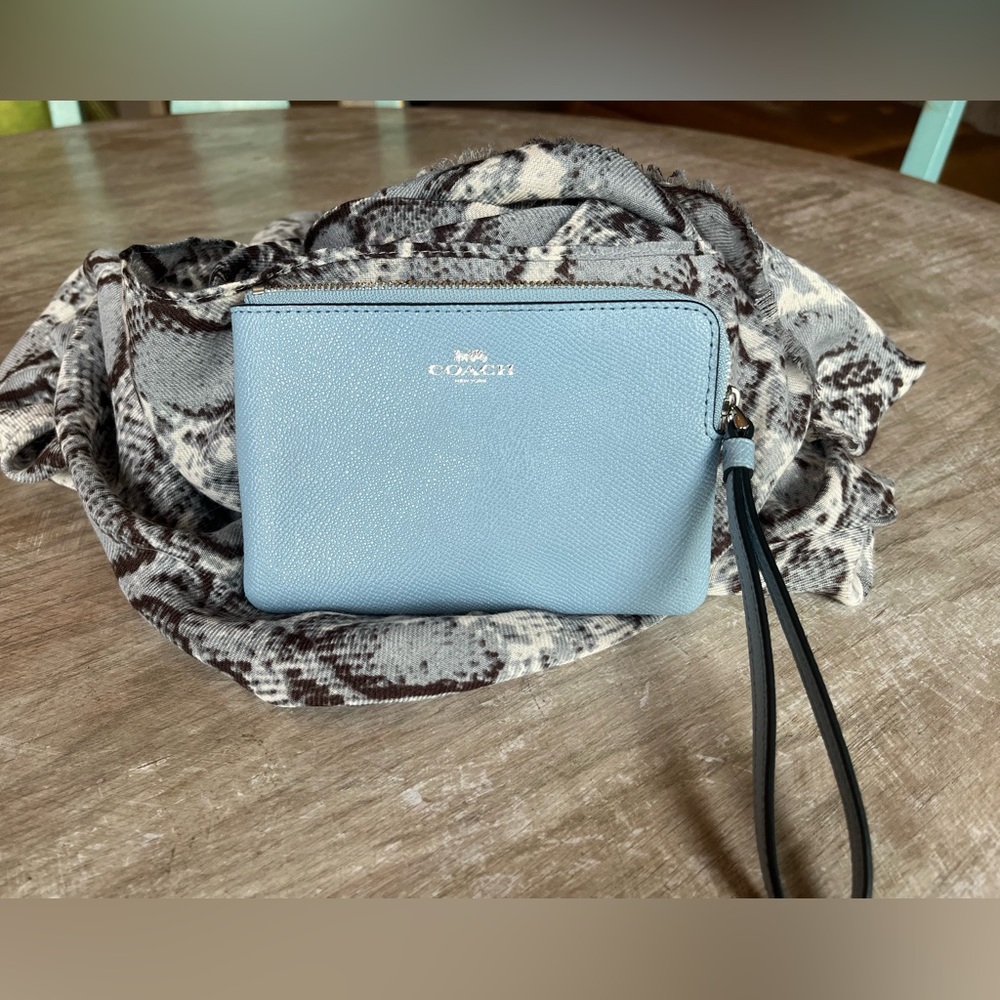 Authentic Coach wristlet in excellent condition.
